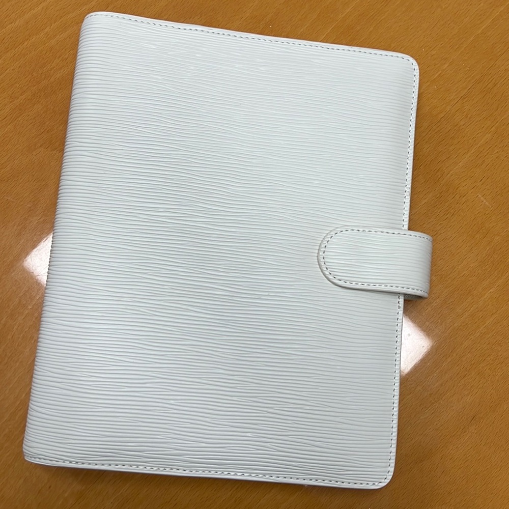 Cloth and Paper A5 Contoured Leather 6-Ring Agenda